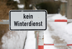 Kein Winterdienst