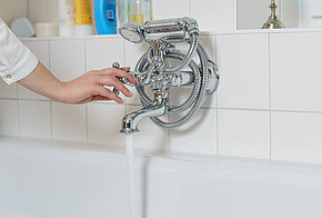 Durchflussbegrenzer sparen Wasser und reduzieren die Heizkosten.