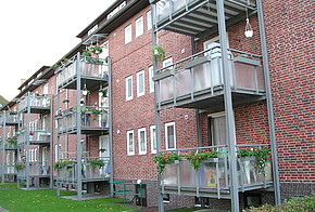 Wohnung mit Gasetage