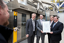 Klimaschutzminister NRW verleiht Bio-Bäcker Preis