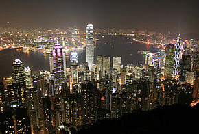 Hongkong bei Nacht