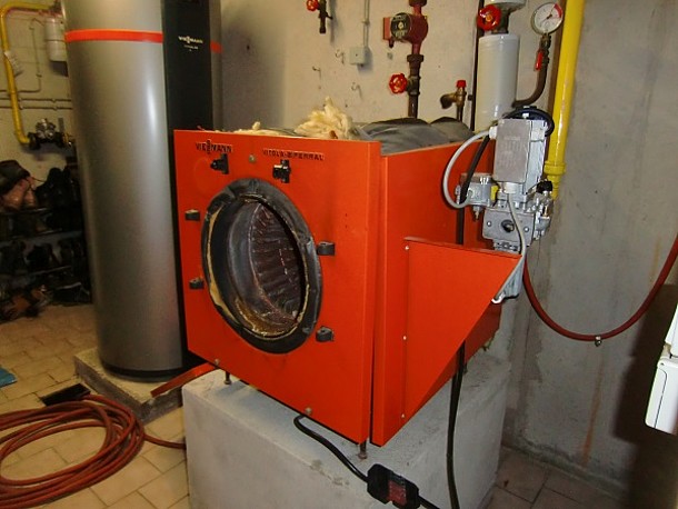 Alter Heizkessel.