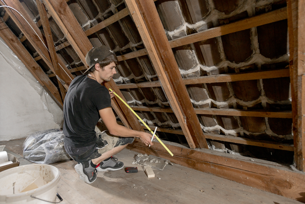 Handwerker Dachdämmung