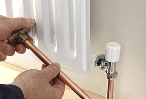 Heizungsrohr Montage Heizung