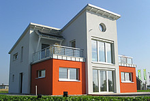 Passivhaus Außenansicht